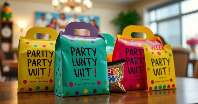Embalagem kit lanche personalizado para festas: como criar a sua com estilo e praticidade