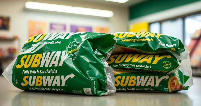 Embalagem para lanche de metro que garante frescor e praticidade na sua refei&ccedil;&atilde;o