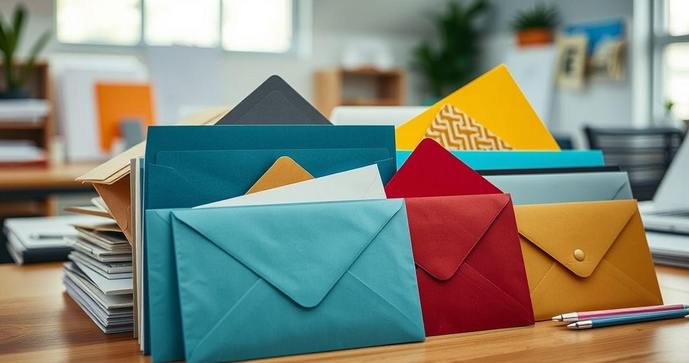 Envelopes personalizados: Como escolher o ideal para sua comunica&ccedil;&atilde;o